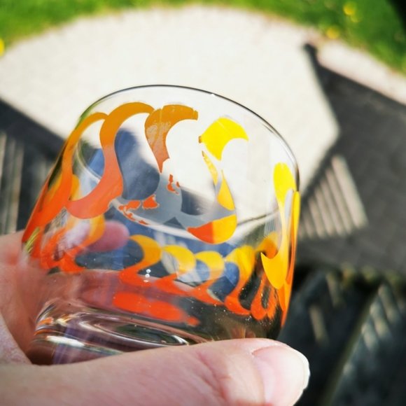 Vintage Condiment Caddy Orange & Yellow Design - Picture 9 of 15